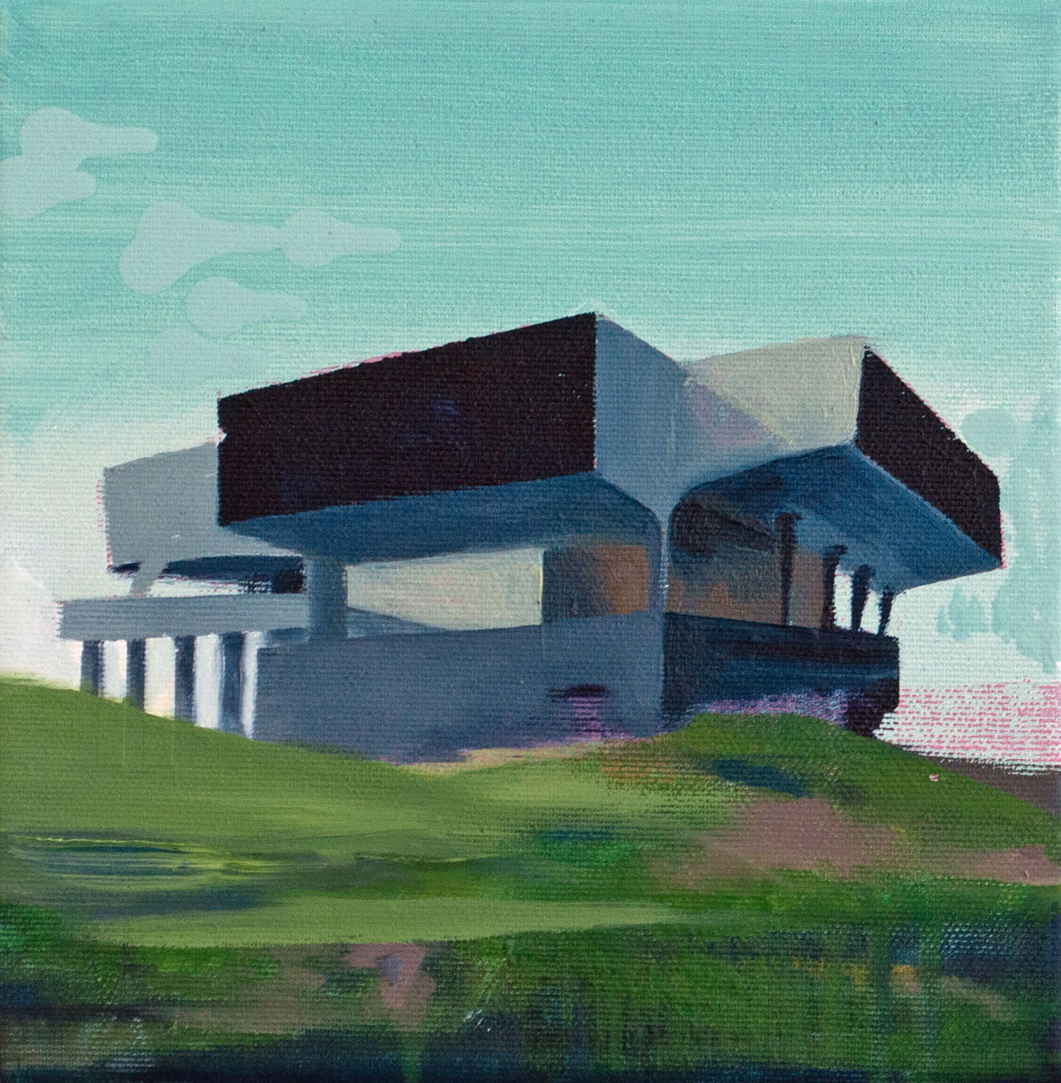 trotzig I Acryl auf Leinwand, 18 x 24 cm, 2016 