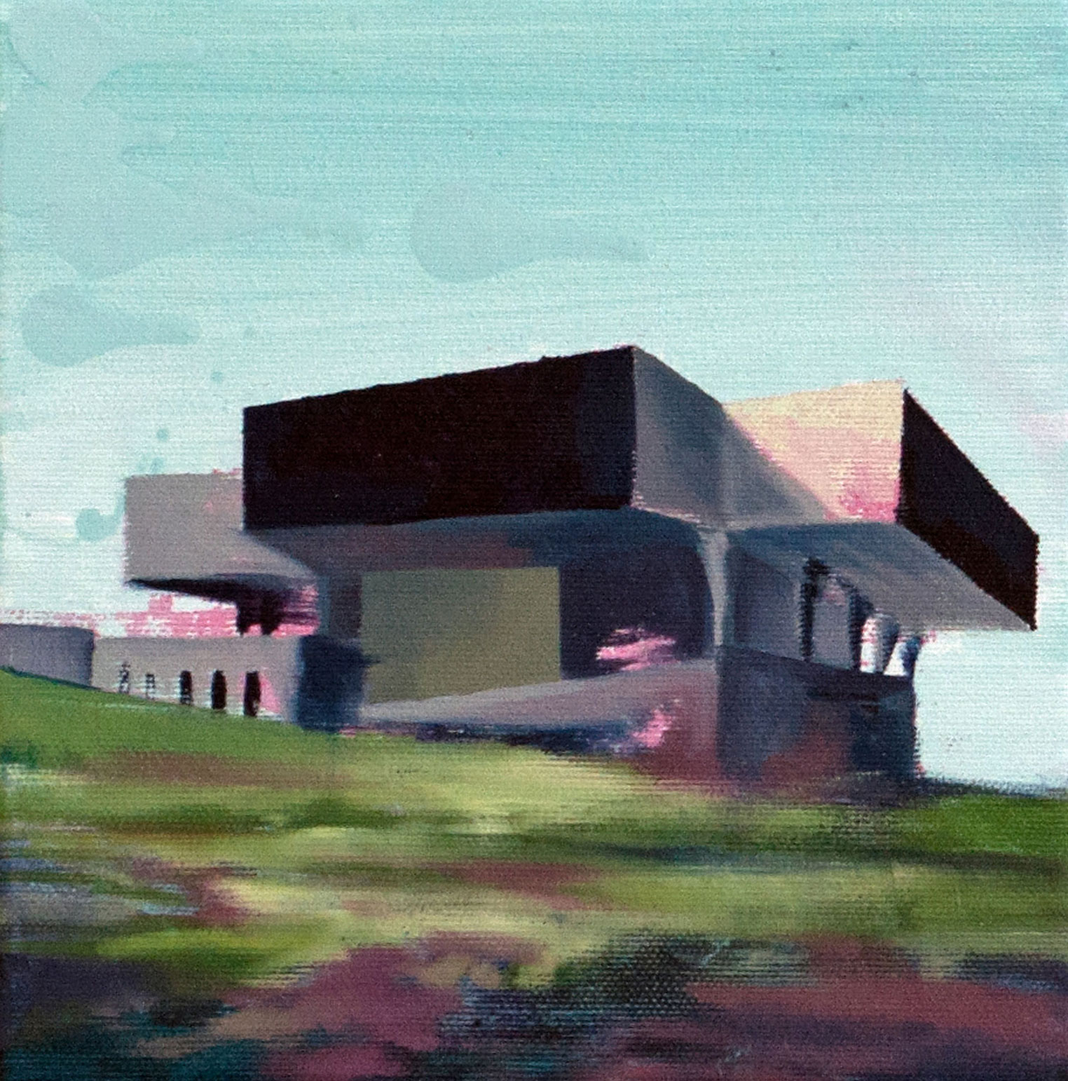 trotzig II Acryl auf Leinwand, 18 x 24 cm, 2016 