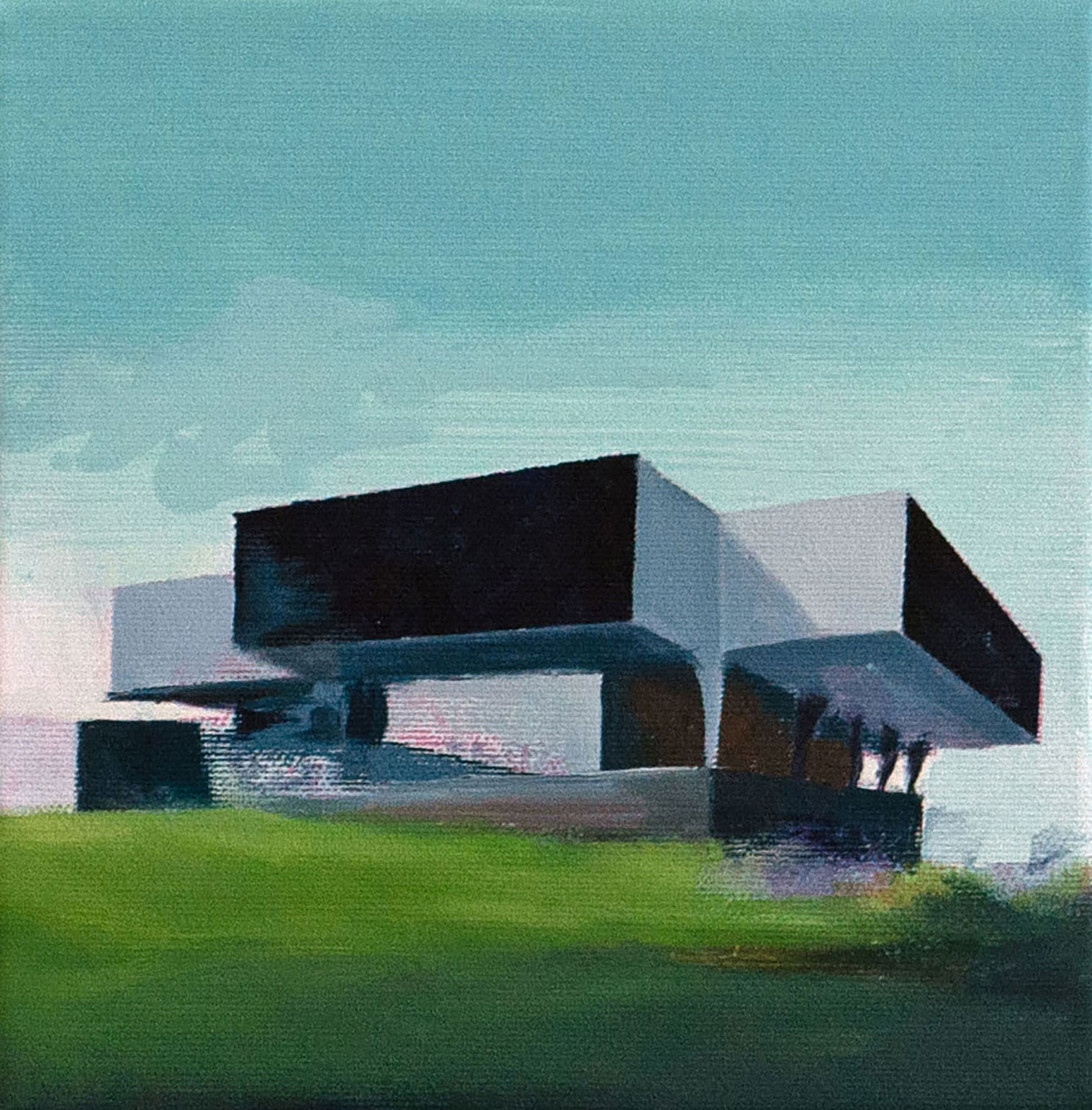 trotzig III Acryl auf Leinwand, 18 x 24 cm, 2016 