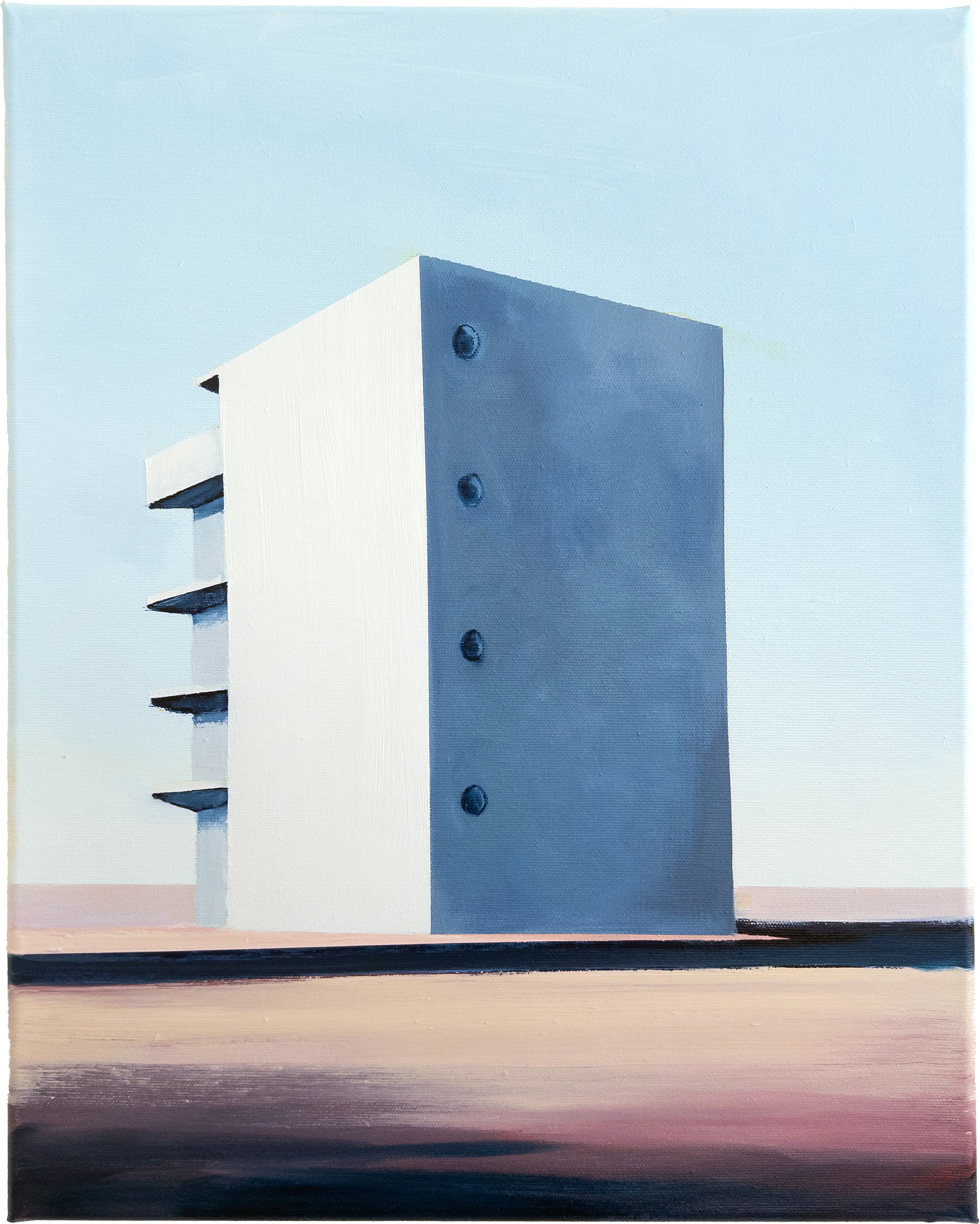 Anna-Fiegen_Stufe-gelocht_2024_oiloncanvas_50x40cm 