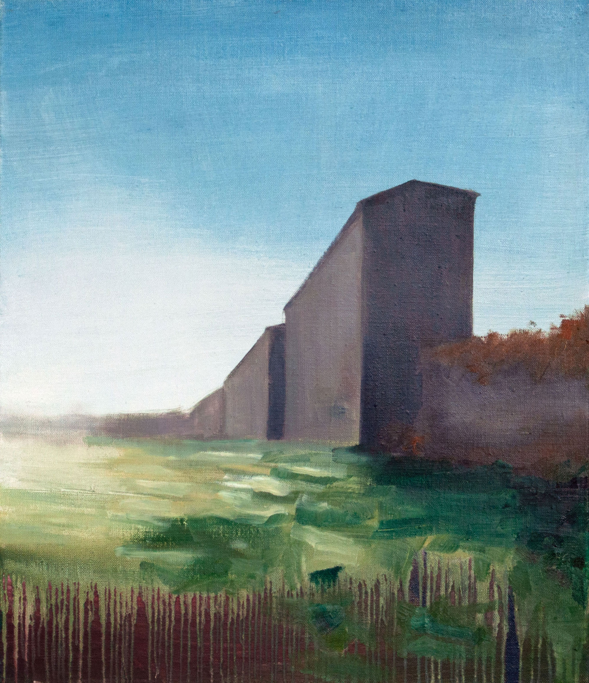 mauernd Anna Fiegen 2015, Öl auf Leinwand, 70 x 60 cm 