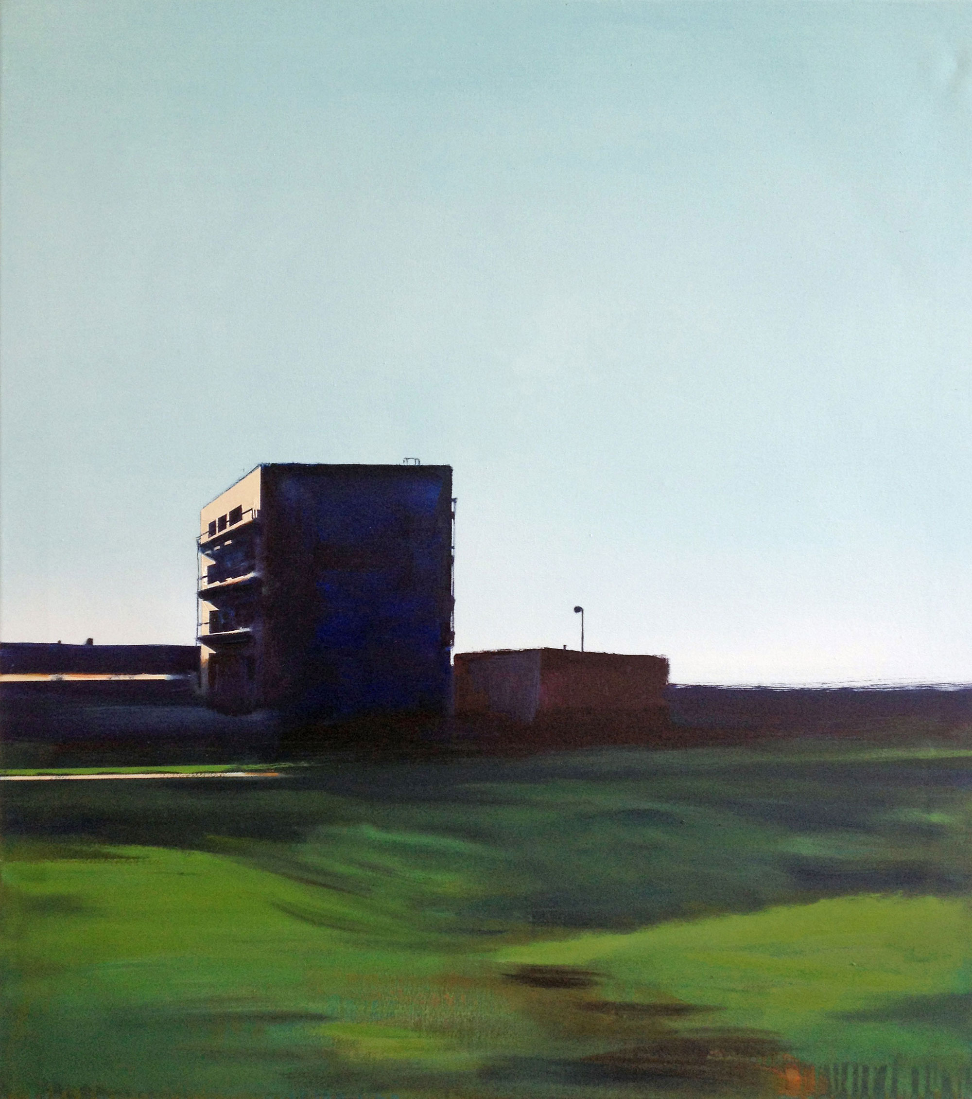 rückblickend Anna Fiegen 2015, Öl auf Leinwand, 90 x 80 cm 