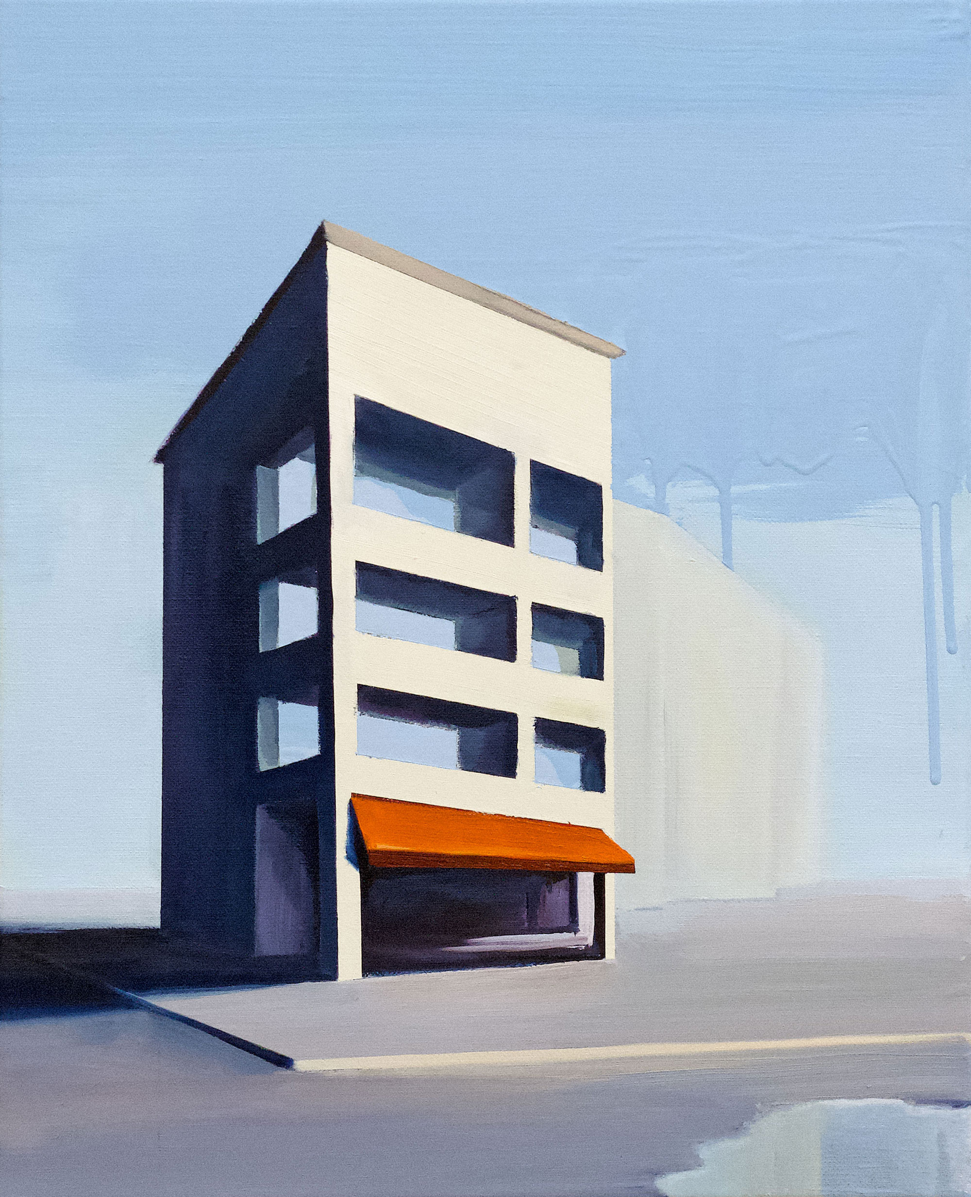 durchbrochen Anna Fiegen 2022, Öl auf Leinwand, 50 x 40 cm 