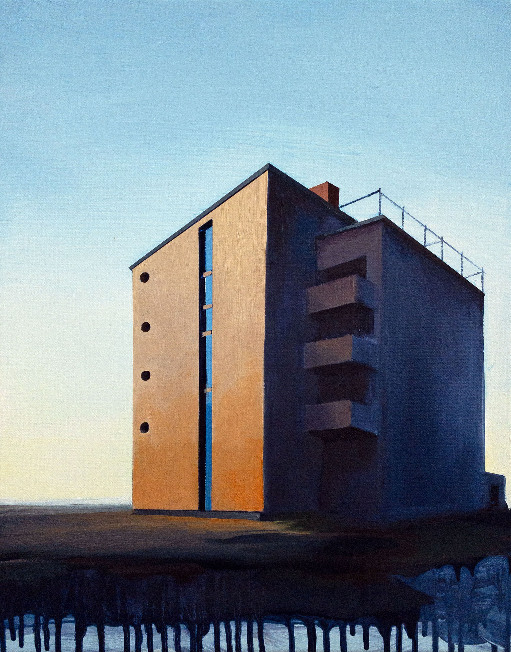 verspielt Anna Fiegen 2023, Öl auf Leinwand, 50 x 40 cm 